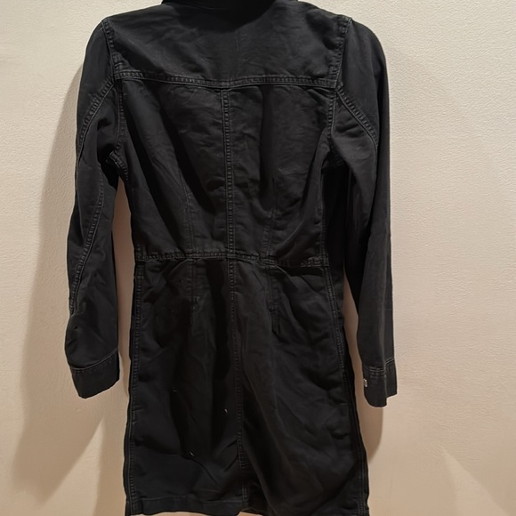 Levi’s Red Tab Black Denim  long sleeve dress small - Picture 6 of 6